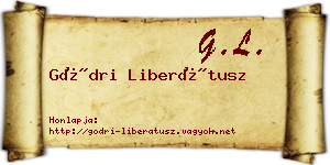Gödri Liberátusz névjegykártya